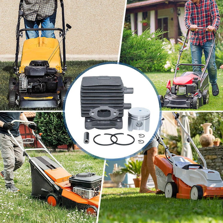 AUMEL 34mm Zylinderkolbenbolzen Dichtungssatz Passend für Stihl FS75 FS80 FS85 FC75 FC85 FH75 FR85 H