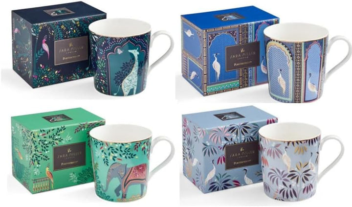 Sara Miller London India Collection Set mit 4 Tassen