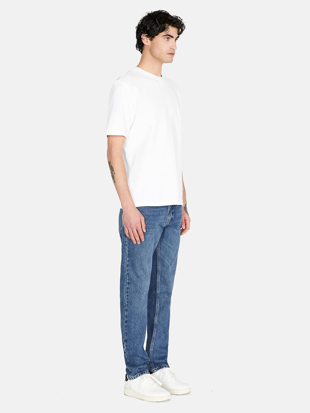 Sisley Men's Trousers 4T8KSE015 Jeans, Blue Denim 902, 34