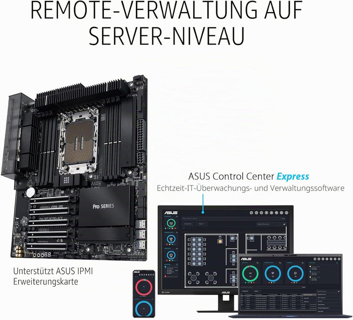 ASUS Pro WS W790-ACE Workstation Mainboard Sockel Intel LGA 4677 (CEB-Mainboard, PCIe 5.0, DDR5, USB