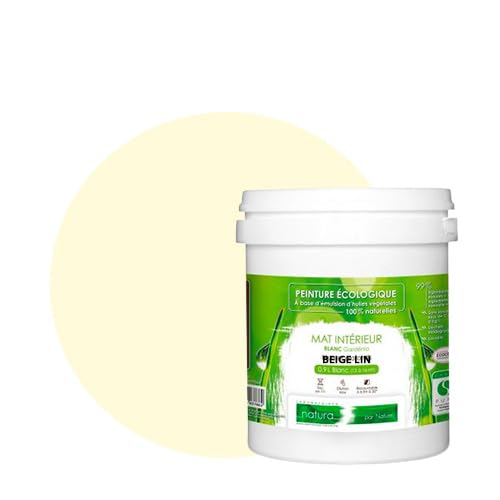 BOX DECO COULEURS Natura Wandfarbe natura natur, ökologisch, matt, für den Innenbereich, 1 l / 13 m²