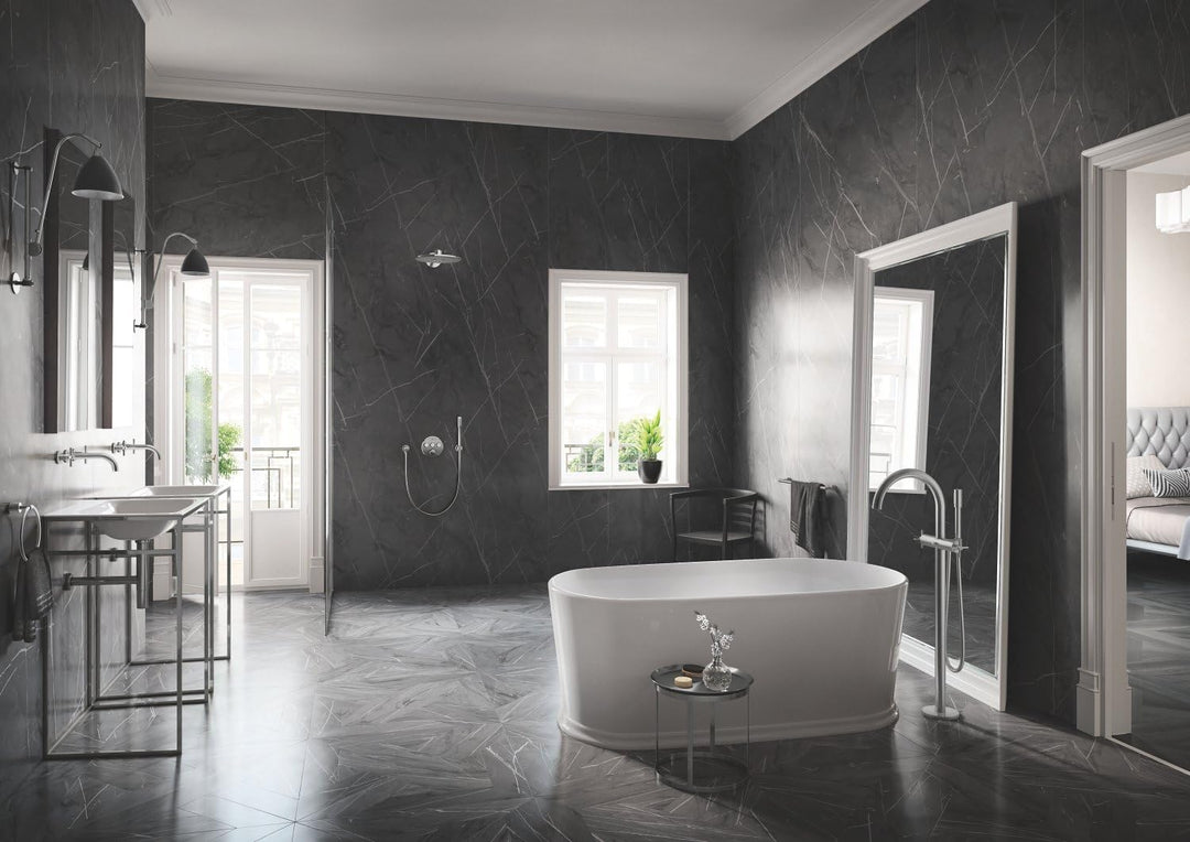 Grohe Rainshower Handbrausehalter, 27074DC0 Supersteel, Supersteel