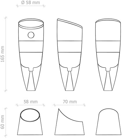 Instant-Mini-Dekanter, Belüfter für jede Art von Wein mit einstellbarem Belüftungsstrom, ermöglicht