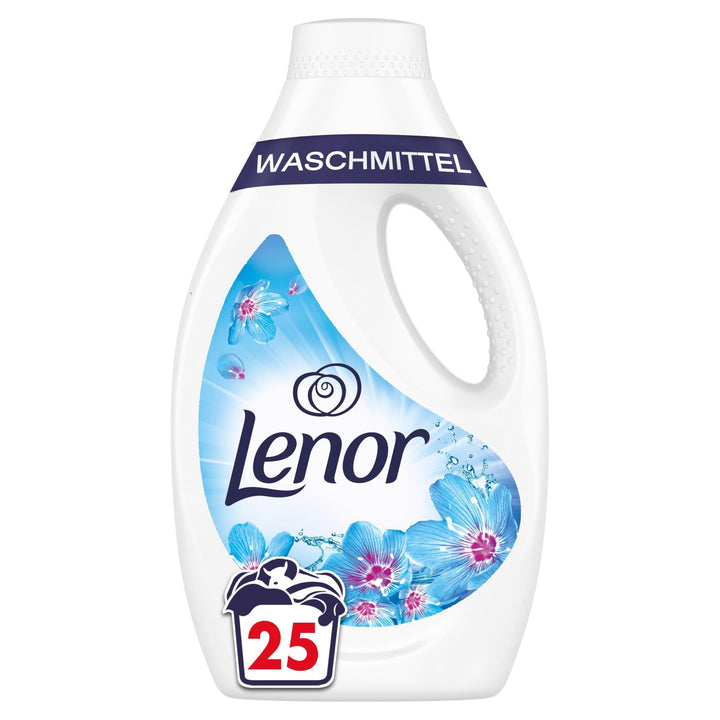 LENOR Universal Flüssigwaschmittel Aprilfrisch 25 Waschladungen, Tiefenreinheit auch bei Kaltwäsche
