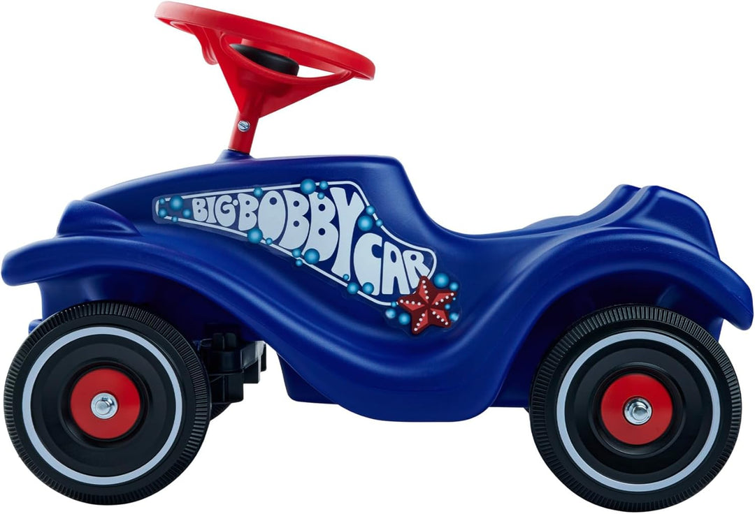 BIG-Bobby-Car Classic Ocean - Kinderfahrzeug mit Aufklebern in Ozean Design, für Jungen und Mädchen,