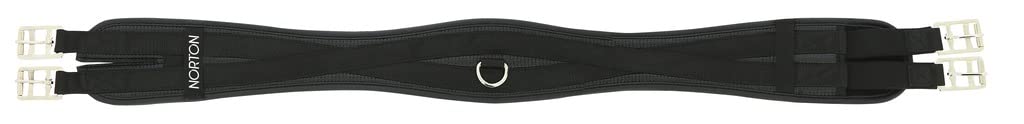Symantec Sattelgurt anatomisch Confort Norton schwarz 105cm