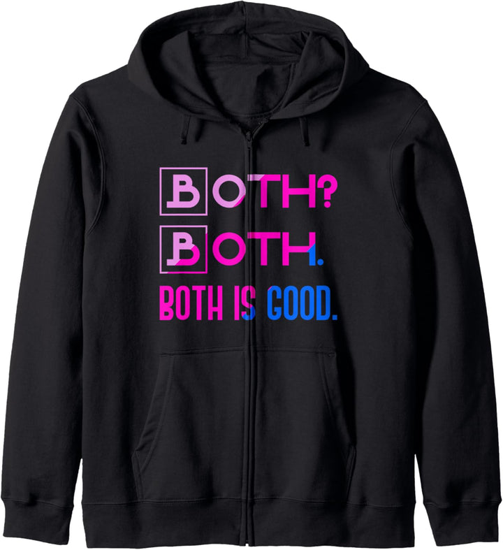 Bi Pride Genderfluid Queer LGBTQ Lustiges Geschenk Bisexuell Kapuzenjacke