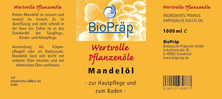BioPräp Mandelöl | 1 Liter