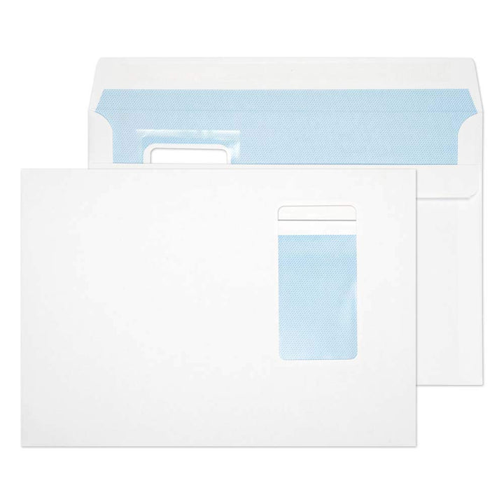 Blake Purely Everyday 6805PW Briefumschläge Selbstklebend Porträt Mit Fenster Weiss C5 162 x 229 mm
