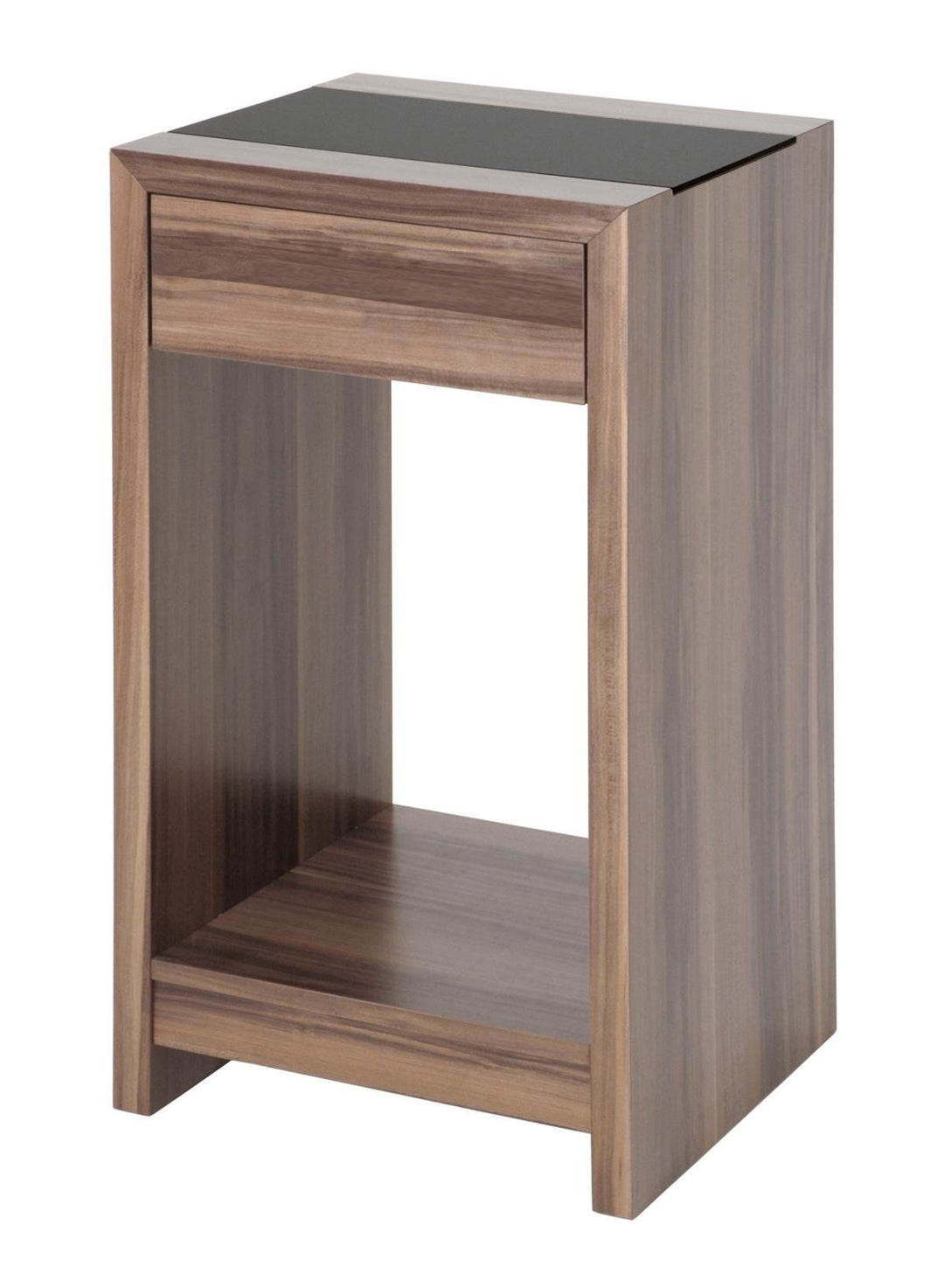 HAKU Möbel Beistelltisch, MDF, nussbaum, B 42 x T 40 x H 74 cm 42 x 40 x 74 cm, 42 x 40 x 74 cm