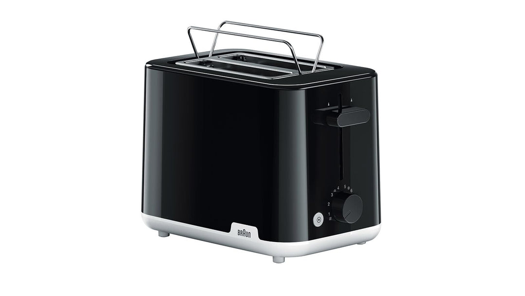 Braun Household Breakfast1 Double Slot Toaster with 8 Toast Settings and Defrost Function, 900 W, HT