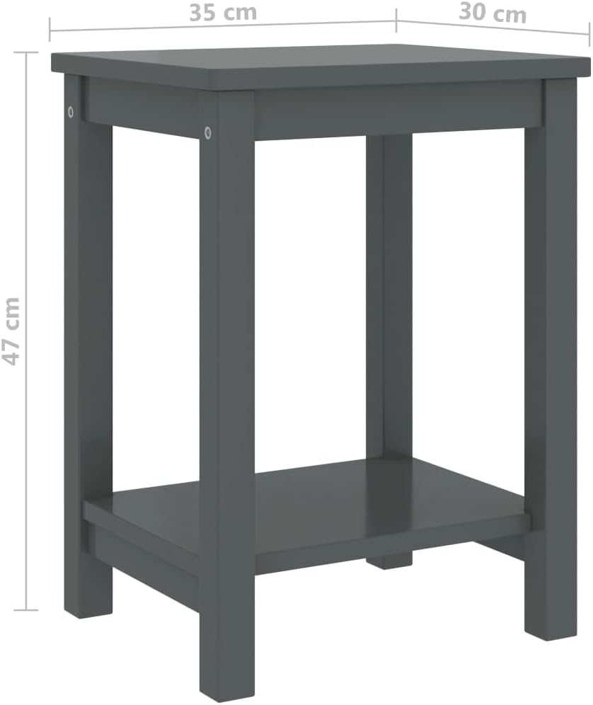 vidaXL Nachttisch Nachtschrank Nachtkonsole Nachtkommode Beistelltisch Tisch Schrank Kommode Schlafz