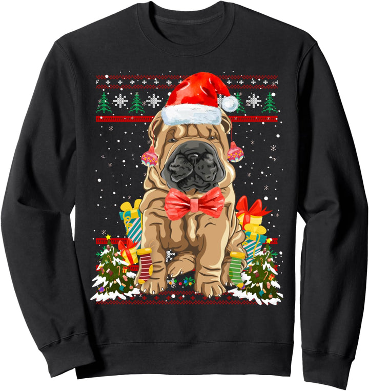 Shar Pei Weihnachtspullover für Kinder und Weihnachten Shar Pei Sweatshirt