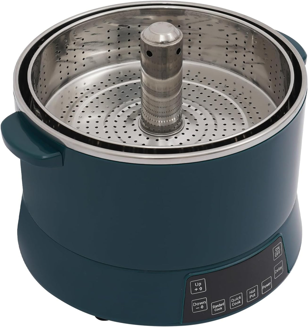 4L Zuckerarmer Reiskocher 1500W Einstellbare Leistung Multikocher mit Reservierungsfunktion Schongar