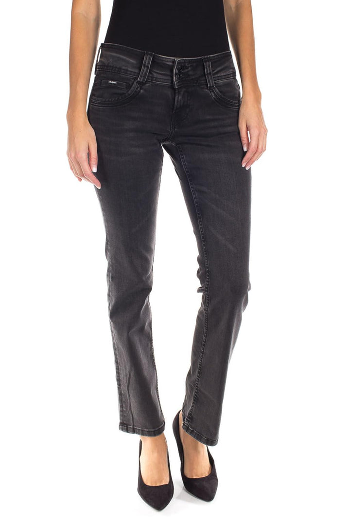 Pepe Jeans Damen Gen Hose 28W / 30L Black (Denim-vs1), 28W / 30L Black (Denim-vs1)