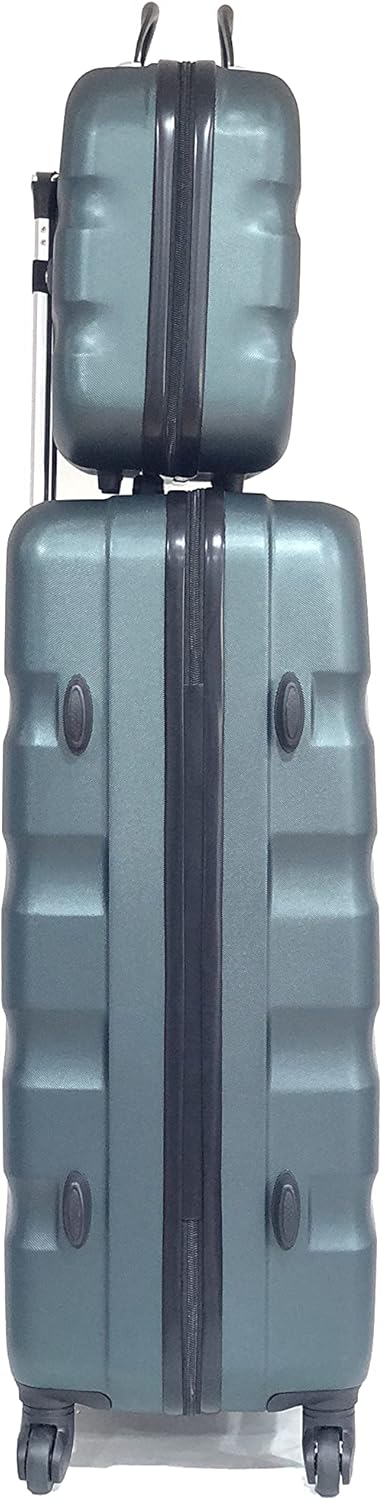 Celims Französische Marke – Set mit 5 Koffern aus festem Material, Dunkelgrün (5806), one size, Dunk