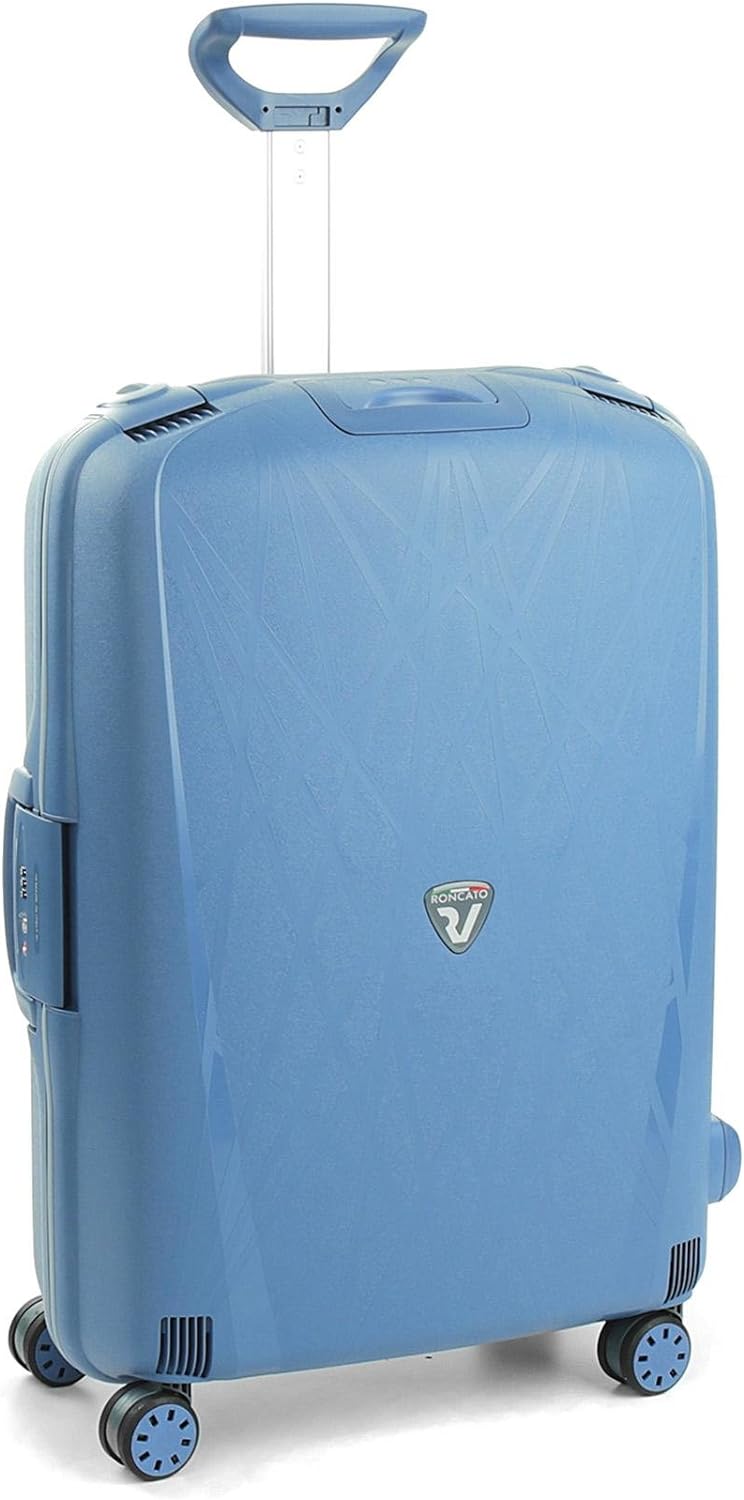 RONCATO Light Hartschalen Koffer Trolley medium Blau, Blau