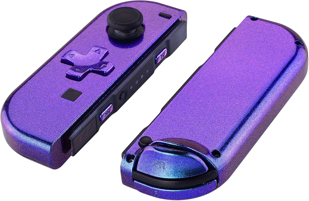 eXtremeRate NS Joycon Hülle & Buttons, DIY-Ersatz Gehäuse D-Pad Ver. Case Grips & Knöpfe Skin Shell