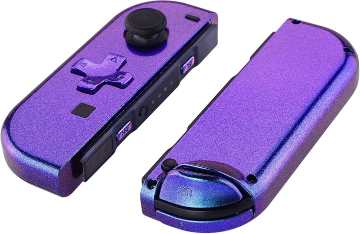 eXtremeRate NS Joycon Hülle & Buttons, DIY-Ersatz Gehäuse D-Pad Ver. Case Grips & Knöpfe Skin Shell