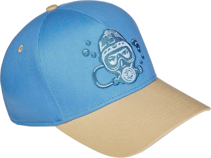 Cadency® Baseball Cap Diver, Damen und Herren Tauchercap, Blau, Unisex, Grössenverstellbar
