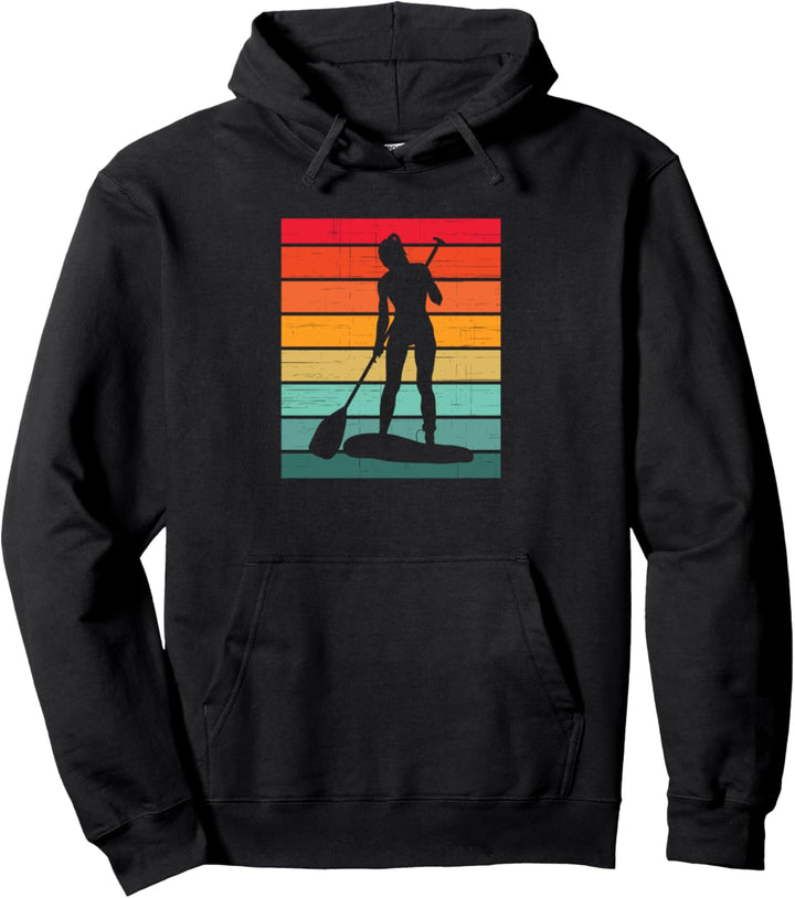 Stehpaddeln Stand up Paddleboarding Stehpaddler Geschenk Pullover Hoodie