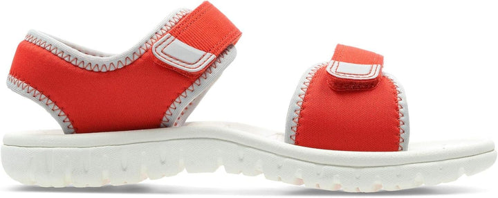 Clarks Surfing Tide K Slingback Sandalen, 28.5 EU Orange Orange Synthetic