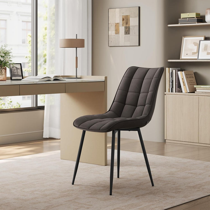 WOLTU Esszimmerstühle 2er Set, für Wohnzimmer Küche Esszimmer, Küchenstühle gepolstert mit Rückenleh