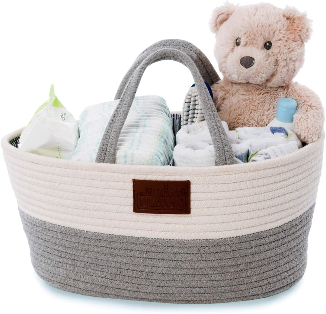 all Kids United Baby Wickel-Organizer; Windelkorb Babykorb Wickel-Tasche für Windeln &amp; Wickel-Utensi