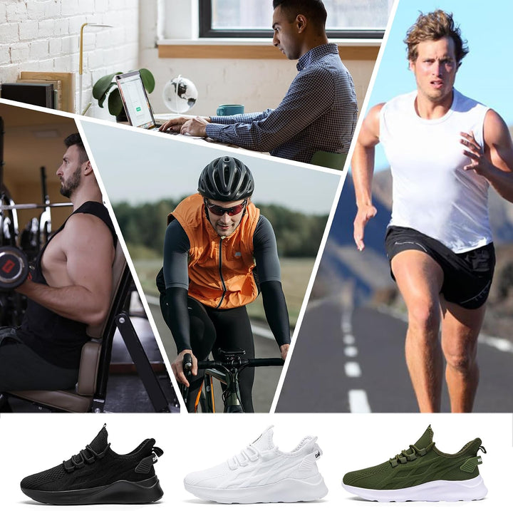 ZMBCYG Herren Sportschuhe Laufschuhe Turnschuhe Schuhe Strassenlaufschuhe Tennisschuhe Sneaker 39 EU