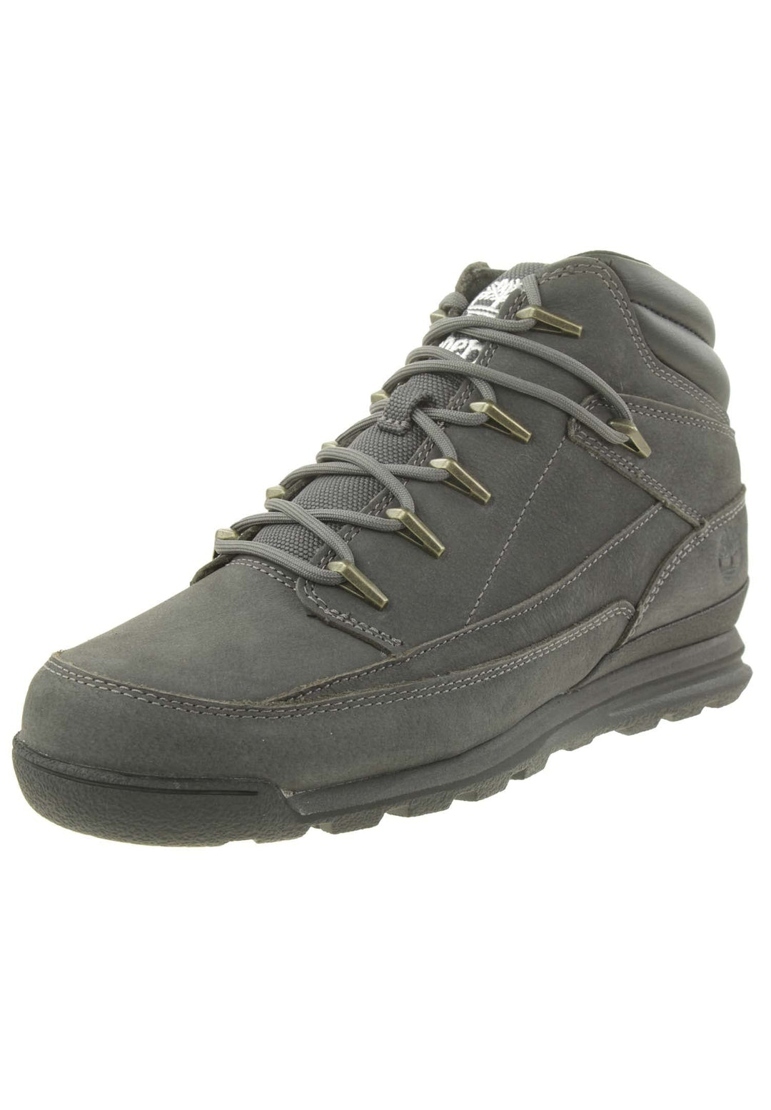 Timberland Euro Rock Mid Hiker Herren Boots Wanderschuhe TB 0A2H5A Braun 44 EU Dark Grey Nubuck, 44