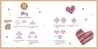 Origami Adventskalender: 24 zauberhafte Faltanleitungen inklusive Origami-Papier, Taschenbuch
