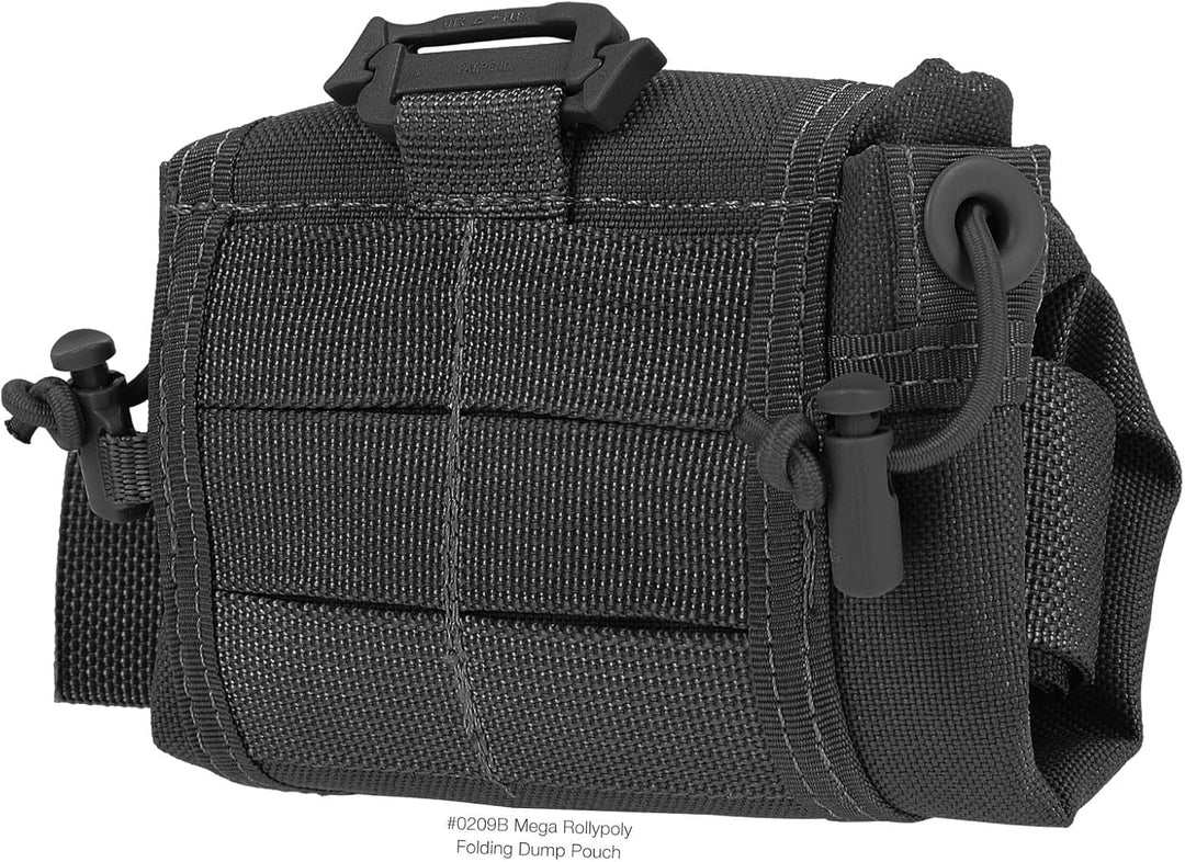 Maxpedition Faltbeutel Mega Rollypoly Schwarz, Schwarz