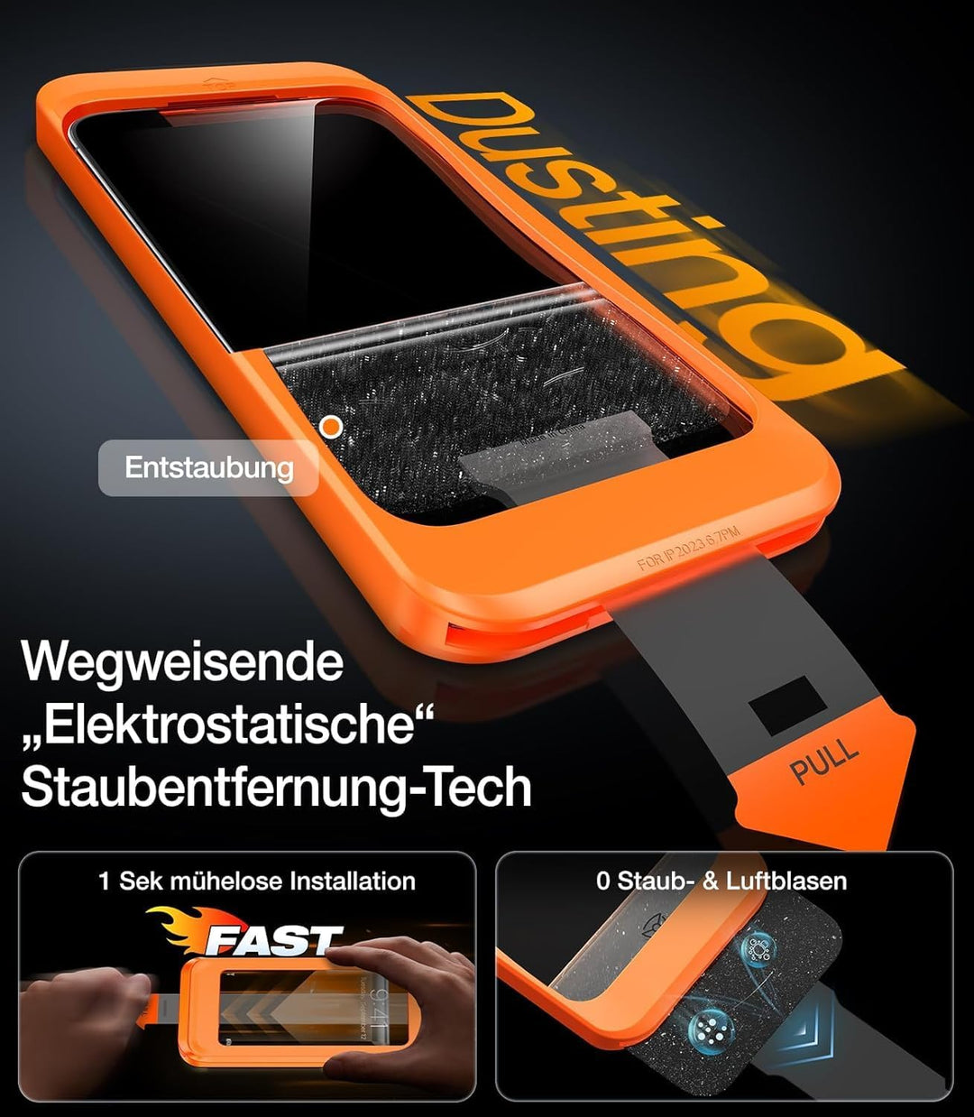 TORRAS für iPhone 13/13 Pro Glas, iPhone 14 Schutzglas [Unzerbrechlich TOP 9H Schutz] Militärniveau