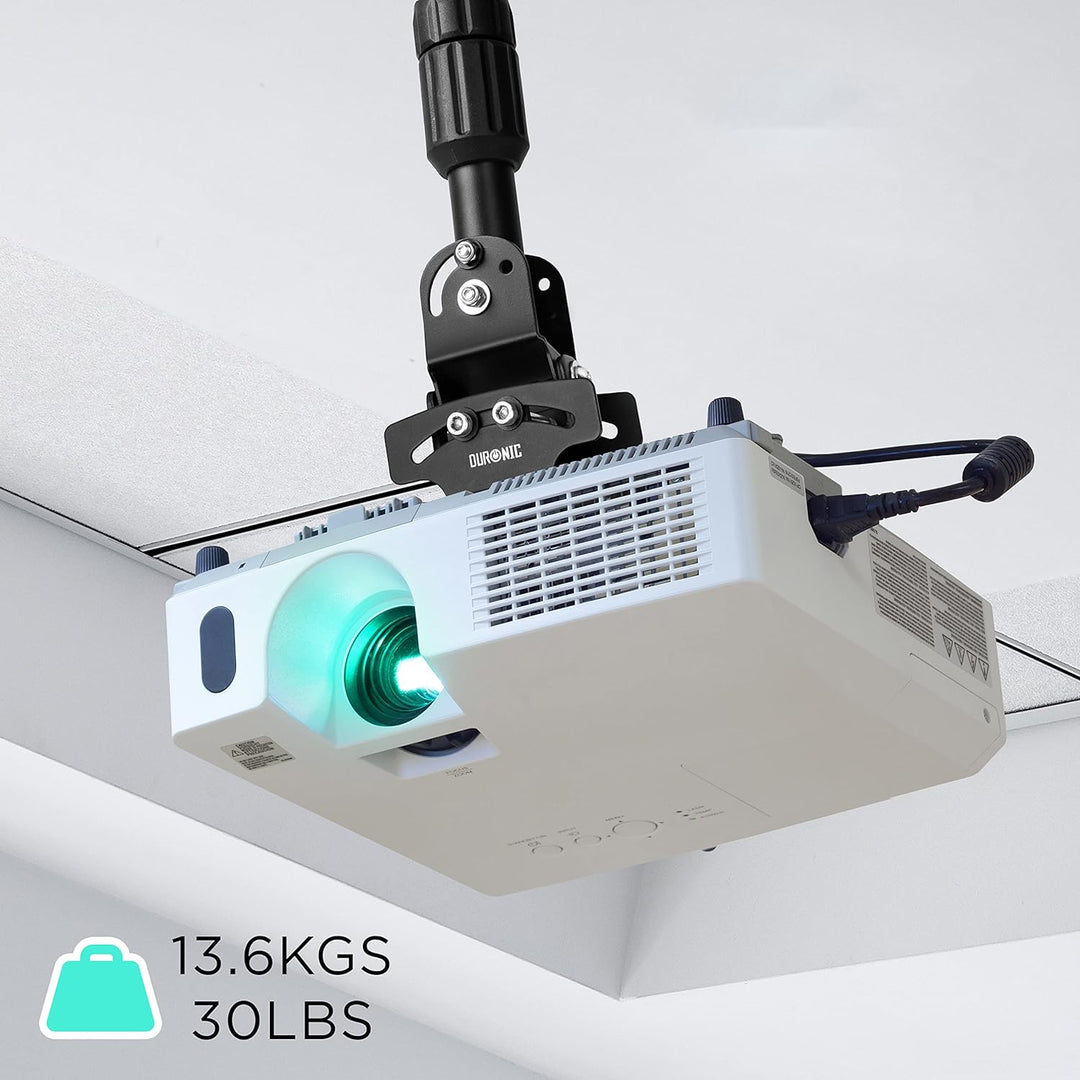 Duronic PB04XL Beamer Halterung | Projektor Deckenhalterung | Universal Wandhalterung | Halterung fü