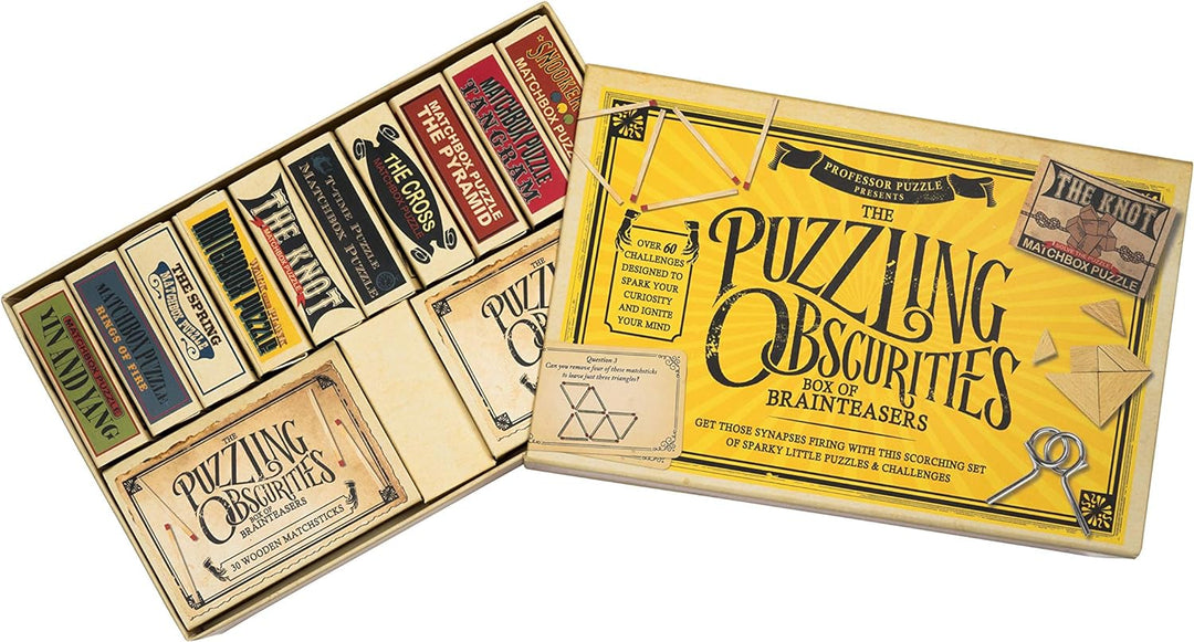 Professor PUZZLE Puzzling Obscurities, Gelb, Brain Training Puzzles
