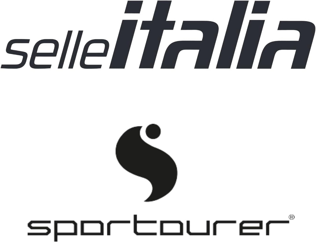 Sportourer X Race Gel Flow Hi-Viz Fahrradsattel, schwarz, One