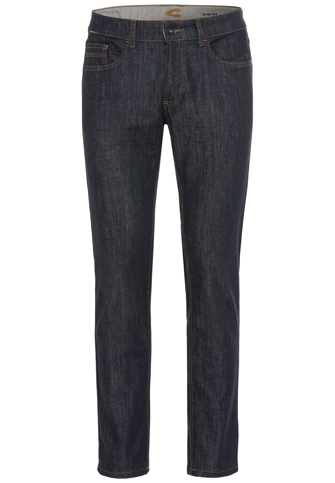 camel active Herren Slim Fit Organic Cotton-Mix Jeans 38W / 36L Dunkelblau, 38W / 36L Dunkelblau