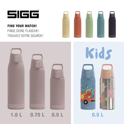 SIGG - Isolierte Trinkflasche - Shield Therm One Dusk - Für kohlensäurehaltige Getränke geeignet - A