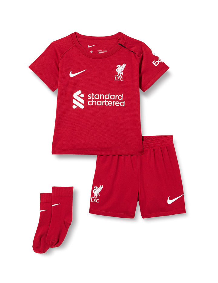 FC Liverpool Unisex Saison 2022/23 Offizielle Heimtrikot Ausrüstung 6-9 Monate Tough Red/White, 6-9