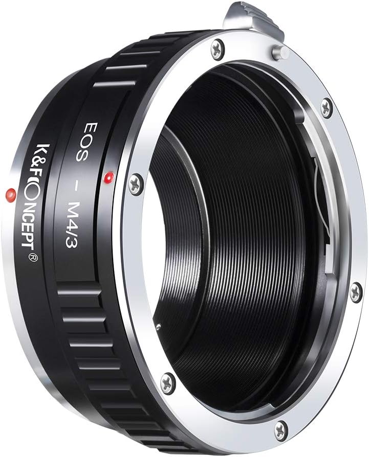 K&F Concept EOS-M4/3 Objektivadapter Objektiv Adapter Ring für EOS EF Objektiv auf M4/3 MFT Olympus