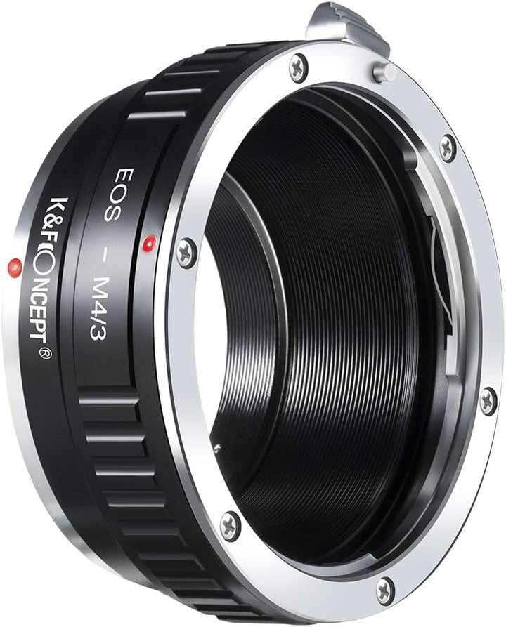 K&F Concept EOS-M4/3 Objektivadapter Objektiv Adapter Ring für EOS EF Objektiv auf M4/3 MFT Olympus