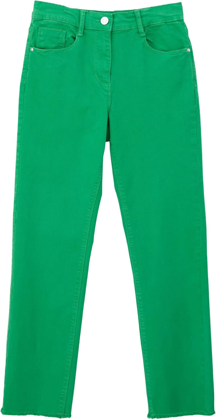 Cropped-Jeans/Regular Fit/Mid Rise/Straight Leg 146 Grün, 146 Gr&#xFC;n