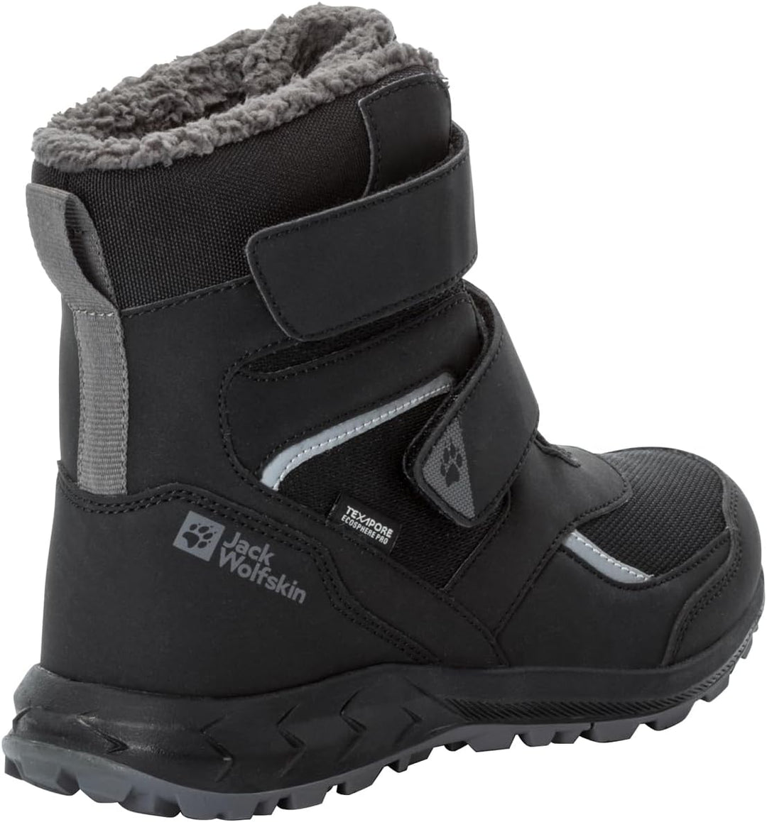 Jack Wolfskin Unisex Woodland Wt Texapore High Vc K Winterstiefel 35 EU Schwarz, 35 EU Schwarz