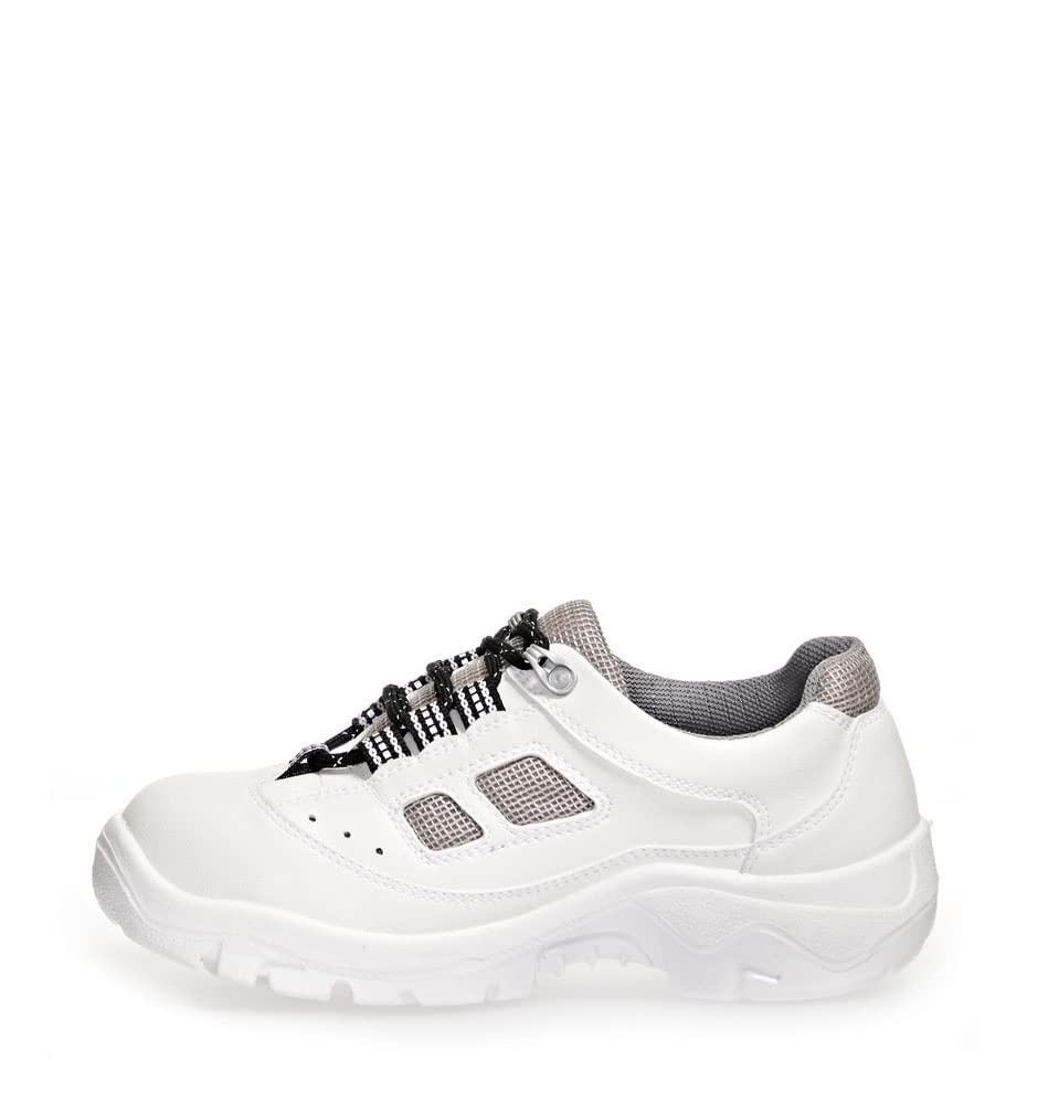 Abeba 2626-36 Anatom Sicherheitsschuhe (Halbschuhe), weiss, 2626-38 38 EU, 38 EU