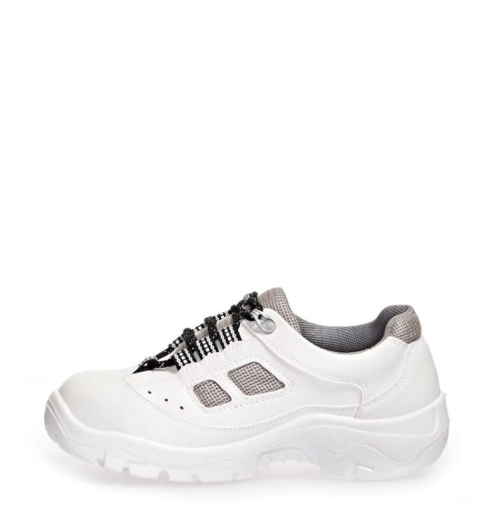 Abeba 2626-36 Anatom Sicherheitsschuhe (Halbschuhe), weiss, 2626-38 38 EU, 38 EU