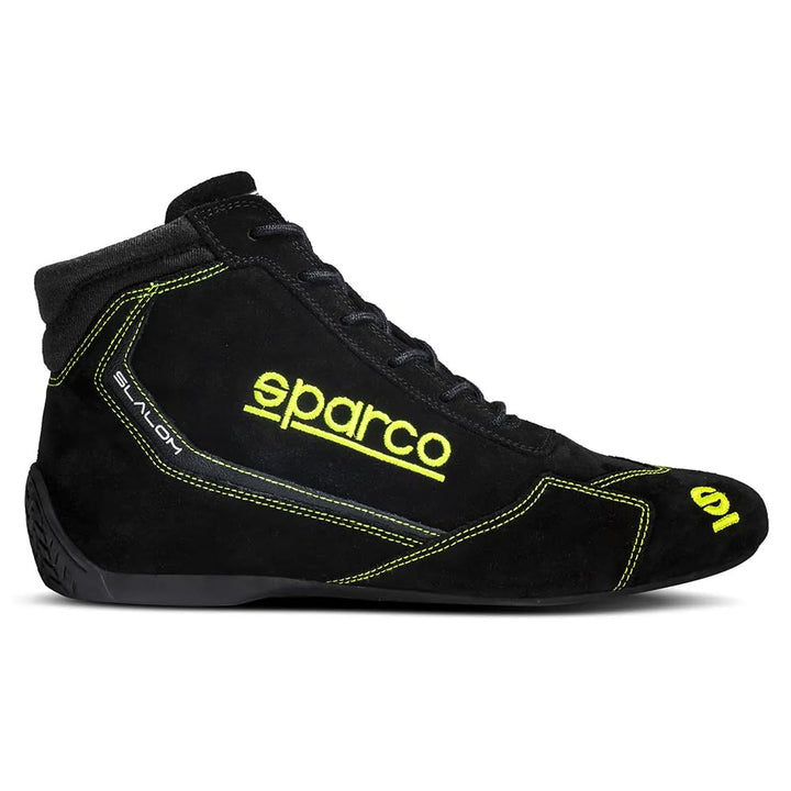 Sparco Unisex Slalom 2022 Stiefel, , Schwarz/Gelb Bootsschuh, Standard, Grösse 45 EU