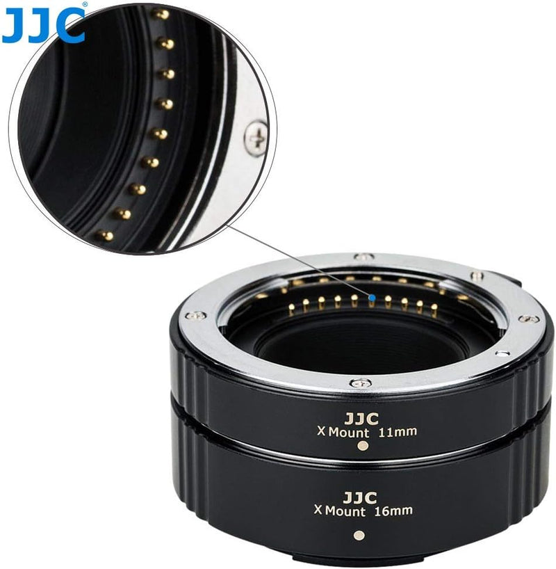 JJC Autofokus Makro Zwischenringe (AF) für Makrofotographie Passen für Fujifilm X Mount Kameras X-H2