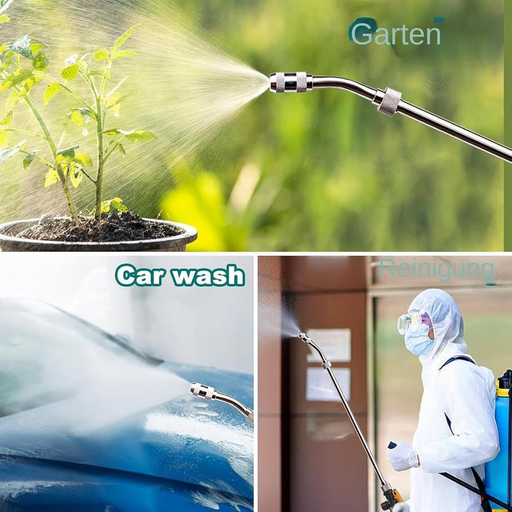 Gartenschlauch Sprühstab | Verlängerbarer Rasensprühstab Aus Edelstahl | Leichtes Gartenbewässerungs