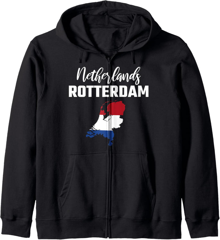 Rotterdam Netherlands Niederlande Geschenk Kapuzenjacke