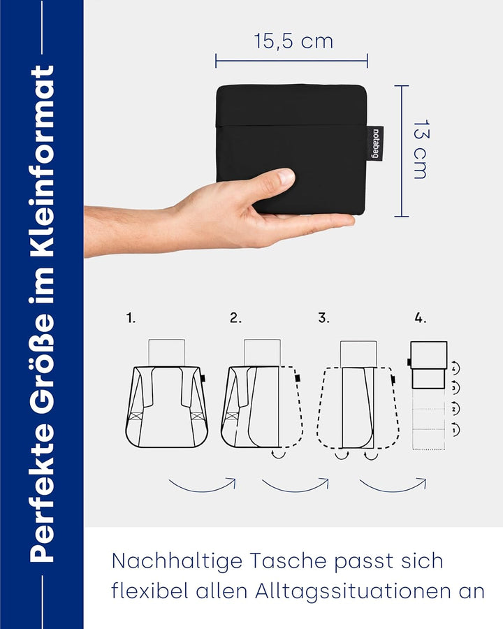 Notabag Unisex Original Gepäck-Handgepäck Einheitsgrösse Schwarz, Einheitsgrösse Schwarz